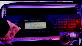 Yamaha TG77 test sound