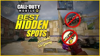 *BEST* 5 HIDDEN SPOTS without Operator Skills | Call of Duty Mobile India