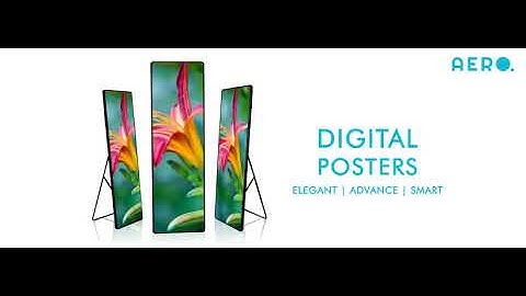 Aero Digital Posters - Digital Signage/Commercial Display/Advertisement/Marketing/Customer/Attention