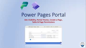 Power Page Portal - Site Visibility, Portal Theme, Create a Page, Table & Page Permissions