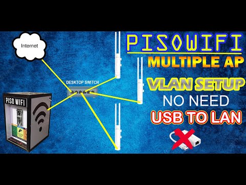 PALAWAKIN ANG PISOWIFI SIGNAL - MULTIPLE ANTENNA | VLAN SET UP | NO USB TO LAN! Astig!