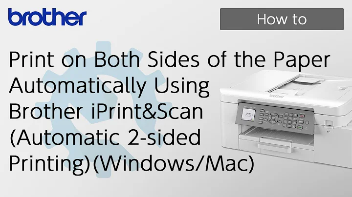 Print on Both Sides of the Paper Automatically Using Brother iPrint&Scan [Brother Global Support]