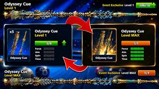 From Level 1 to MAX! 🔥 NEW Odyssey Cue Evolution - 5,000 Cash GONE! 💸 8 Ball Pool screenshot 2