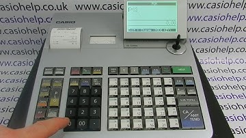 How To Create Negative Sales Button Casio SE-S3000 / PCR-T2100 / PCR-T2300 / PCR-T2400 Cash Register