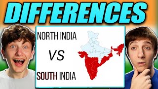 Americans React to North India vs. South India!