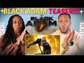 "Black Adam" Official First Look Teaser Trailer REACTION!!!