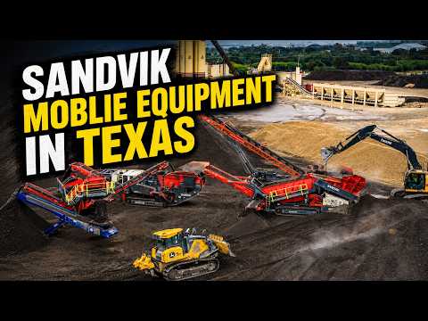 Comal Aggregates Invests in Sandvik Mobile Equipment