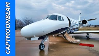 HEAVY RAIN in the Citation XL