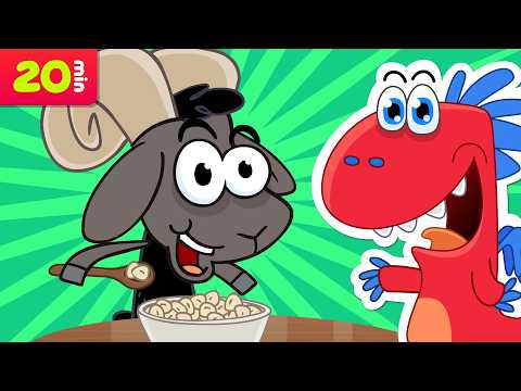 Czarny Baranie 🐑 | Piosenki dla dzieci 🎶 20 minut zabawy | Smok Edzio