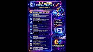 MSWord #WordTips #MSOffice #ComputerCourse #LearnComputer