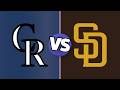 Colorado Rockies vs San Diego Padres MLB Live Play By Play Scoreboard 4/11/26