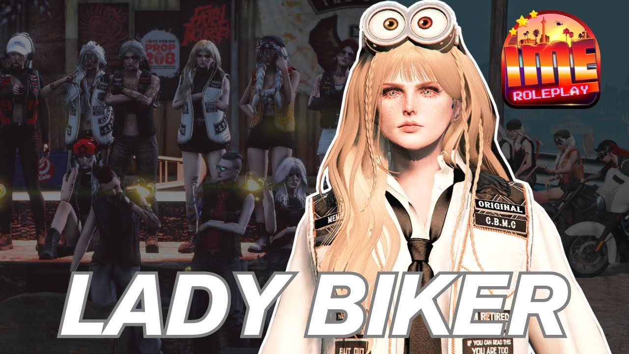 LADY BIKER IME ROLEPLAY || RIDING CINEMATIC GTA V 