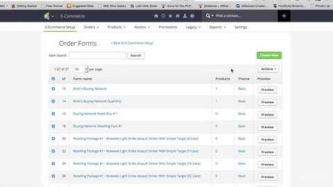 8  The shopping cart and order forms