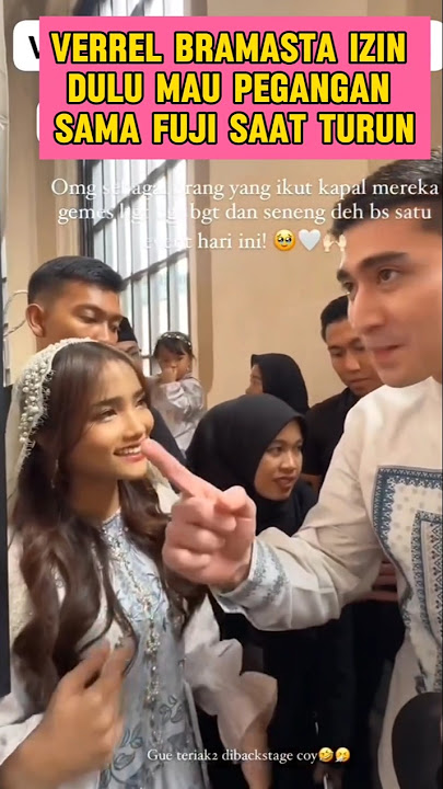 Verrel Bramasta Izin dulu mau pegangan tangan sama Fuji saat Fashion Show #fuji #verrelbramasta