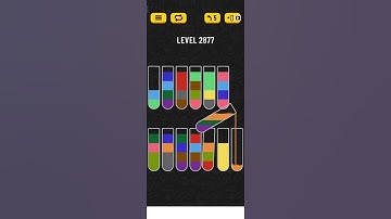 water sort puzzle - level 2877