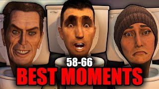 SKIBIDI TOILET CHARACTERS REACT TO - skibidi toilet 58-66 | FULL VERSION