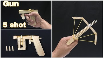 Wow ! Top 3 Amazing Diy Weapon From Popsicle Sticks