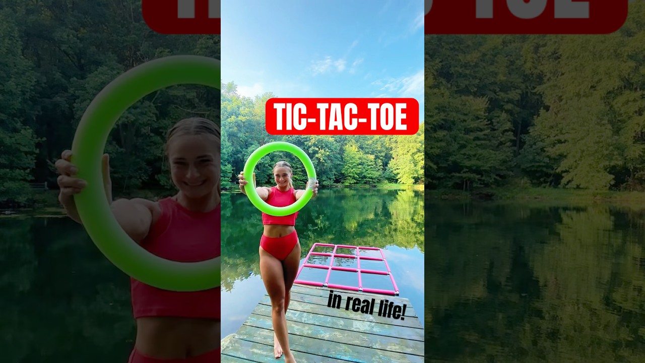 Playing HUMAN ‘TIC-TAC-TOE’ In The Pond (pt.2)