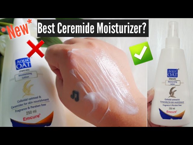 New Aqua oat Moisturizing Lotion review | Best Ceremide moisturizer? |  Bhawna sharma - YouTube