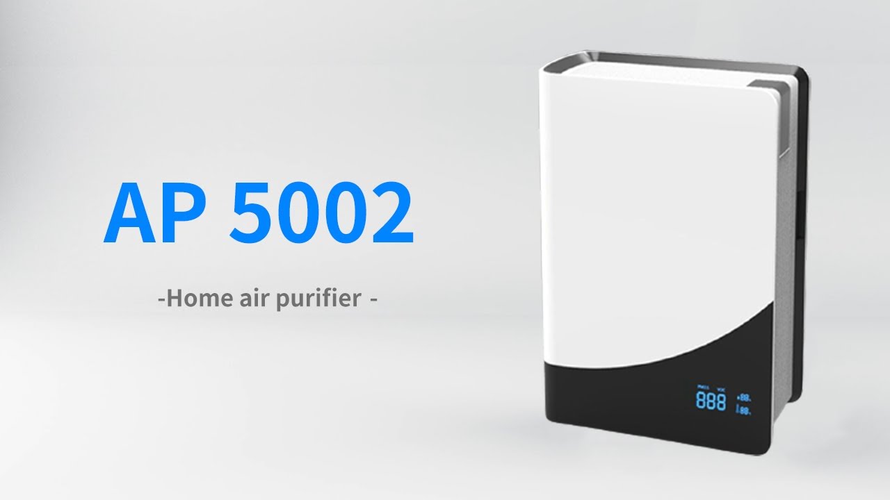 Home air purifier AP5002 3D show - YouTube