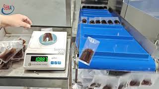 Paste Cream Ketchup Sauce Multi-Lanes Strip Sachet Packing Machine Error Test