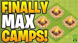 FINALLY MAXED ARMY CAMPS & SLEEPY HEROES! - Clash of Clans