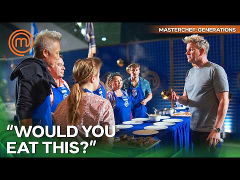 A Football Team Dinner Challenge Goes Terribly Wrong | MasterChef: Generations