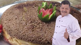 طاجن مكرونة باللحمة زي محلات الكشري