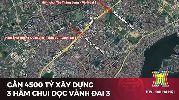 Gần 4500 tỷ xây dựng 3 hầm chui dọc Vành Đai 3 | Tin tức mới nhất hôm nay