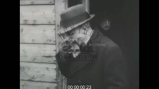 De-Nazification; Civilians Visit Gas Chamber, 1940s - Film 1092521