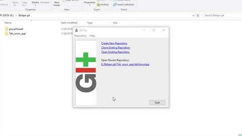 Tutorial 1 - Create Git Repository and Initial Commit