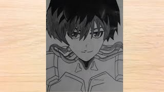 Drawing Pencil Hiro Sketch How To Draw Darling In The Franxx