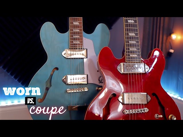 Epiphone Casino Worn vs. Casino Coupe! - YouTube