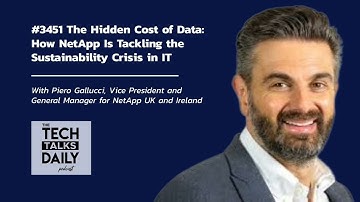 3451: The Hidden Cost of Data: How NetApp Is Tackling the Sustainability Crisis in IT