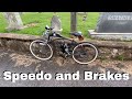 Adding a Front Brakes and a Speedometer to a Motorized Bike