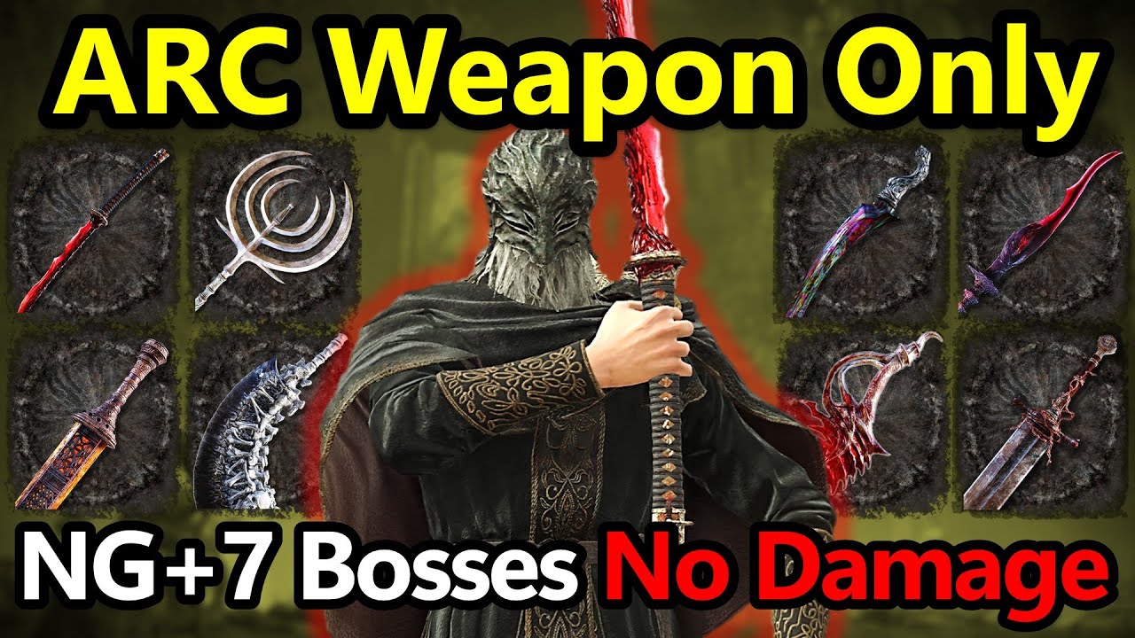 The Best Arcane Weapons Build vs NG+7 Bosses (No Damage) | Elden Ring