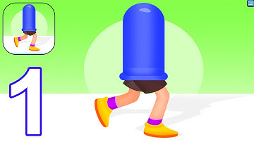 Loopy Run - Gameplay Walkthrough Part 1 All Levels 1-8 (Android, iOS)