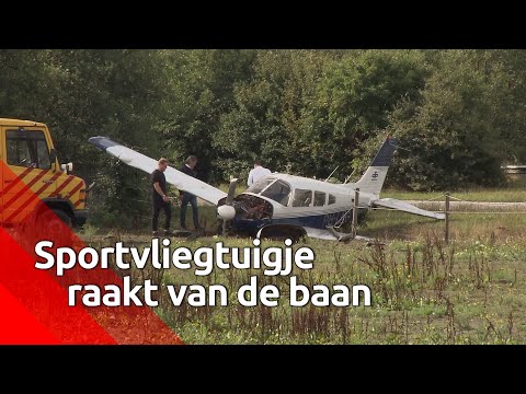 Ongeluk met sportvliegtuigje op Breda International Airport