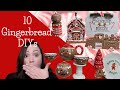 10 Gingerbread DIYs // No Cricut Gingerbread DIYs