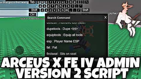 Arceus X - FE IV ADMIN VERSION 2 SCRIPT