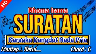 SURATAN - Nada Pria | KARAOKE HD