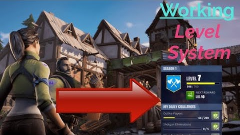 How To Create A Working Level System - Fortnite Creative