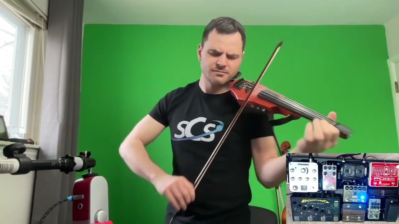 Improvising with an Electric Violin and Looping Pedal YouTube