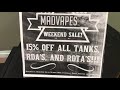 Madvapes weekend sale 15 off tanks rdas and rdtas