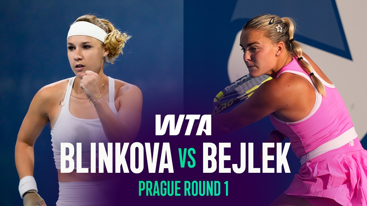 Anna Blinkova vs. Sara Bejlek | 2026 Prague Round 1 | WTA Match Highlights