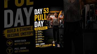 Day 53 Pull Workout 💪🔥 | Back & Biceps Training | Gym Motivation#pullday #day53 #gymmotivation