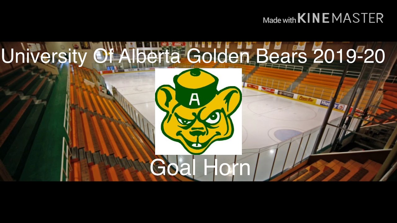 University Of Alberta Golden Bears 2019 20 Goal Horn Youtube 