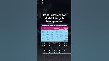 Best Practices for Model Lifecycle Management #ai #artificialintelligence #machinelearning #aiagent