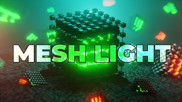 How to use mesh light in Blender || Deepak Graphics Hindi