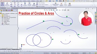 SOLIDWORKS - Sketch Tips: How to Draw Arcs and Circles